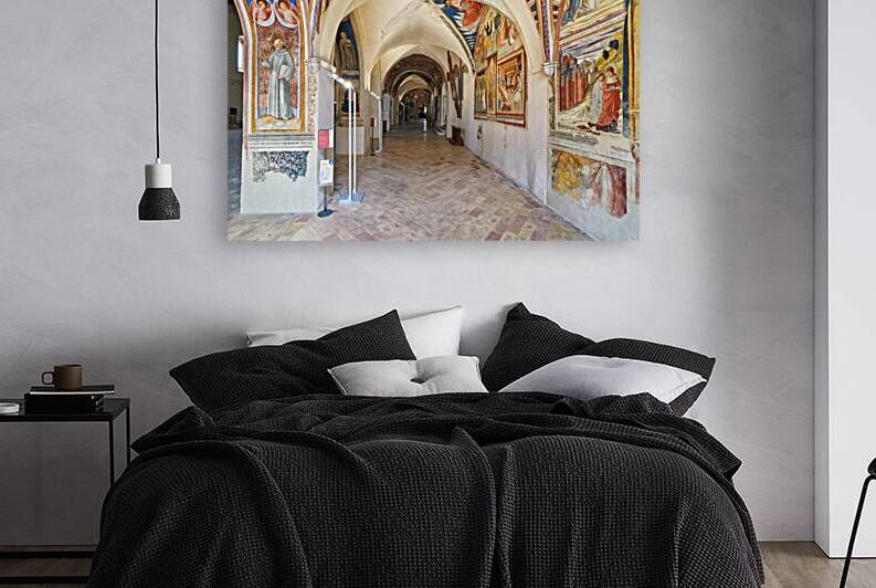 Montefalco Umbria Italy. San Francesco Church frescoed by Benozzo Gozzoli by Marco Brivio