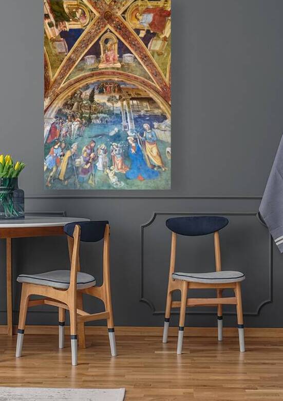 Spello Umbria Italy. Baglioni Chapel frescoed by Pinturicchio in Santa Maria Maggiore Church by Marco Brivio