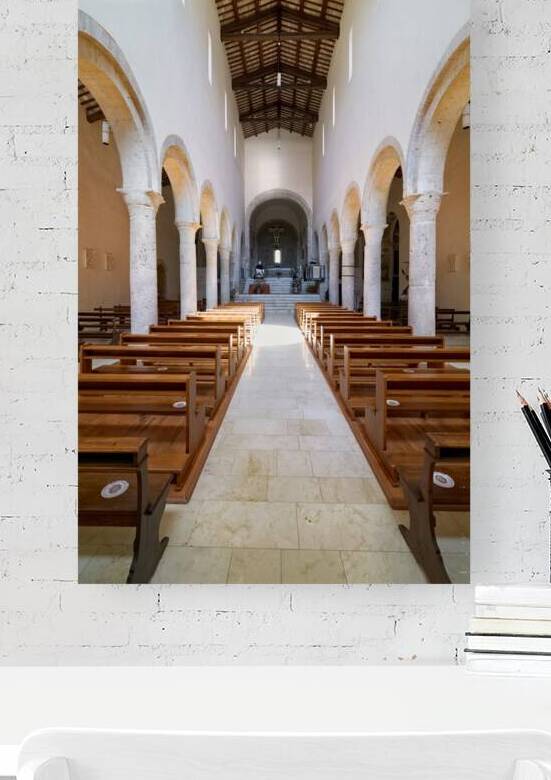 Bevagna Umbria Italy. San Michele Arcangelo church in San Silvestro square by Marco Brivio