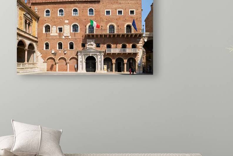 Verona Veneto Italy. Piazza dei Signori. Palazzo del Podestà by Marco Brivio