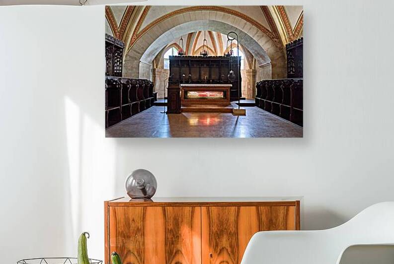 Verona Veneto Italy. The Basilica of San Zeno. The corpse of the saint in the crypt by Marco Brivio