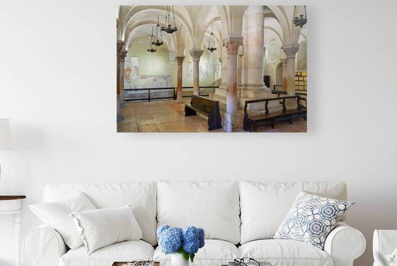 Verona Veneto Italy. The Basilica of San Zeno. The crypt by Marco Brivio