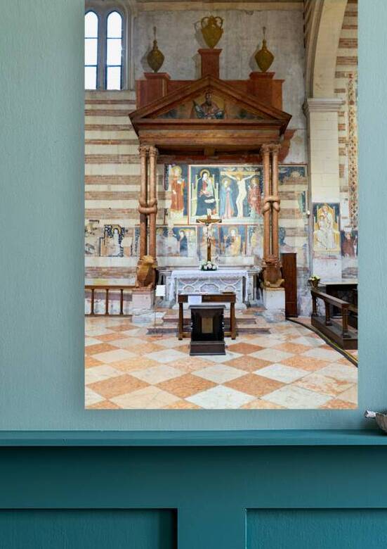 Verona Veneto Italy. The Basilica of San Zeno by Marco Brivio