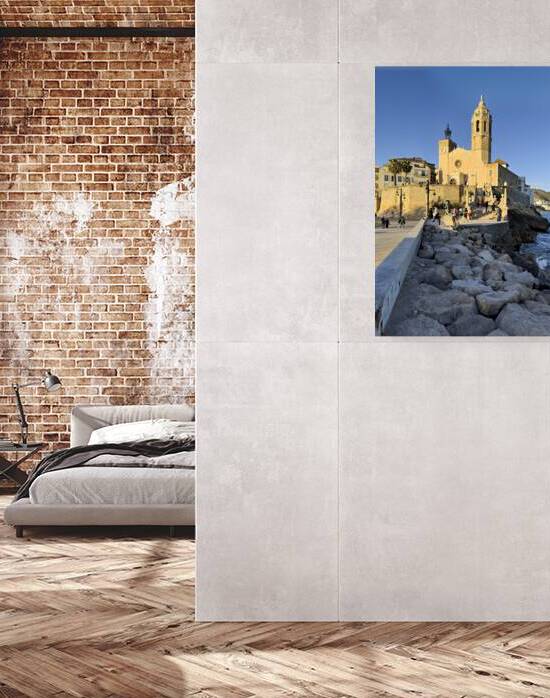 Sitges Catalunya Spain. Church esglesia de Sant Bartomeu i Santa Tecla by Marco Brivio