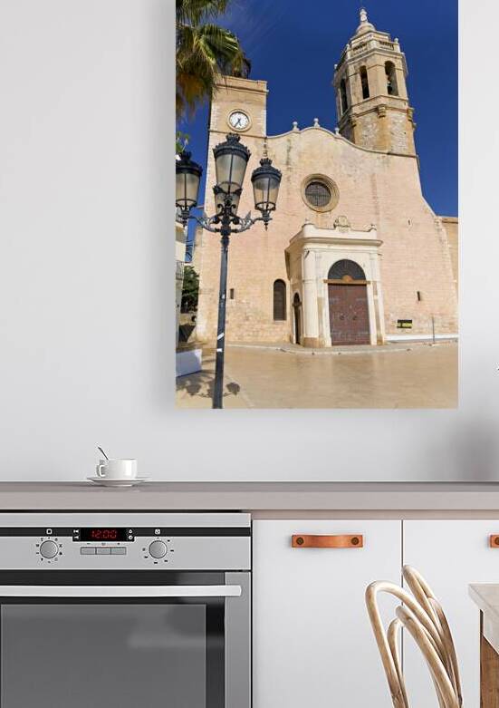 Sitges Catalunya Spain. Church esglesia de Sant Bartomeu i Santa Tecla by Marco Brivio