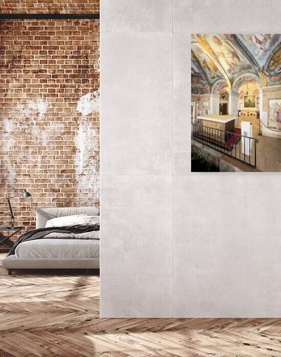 Interior of Santa Maria alla Fontana church in Milan Italy wit by Marco Brivio