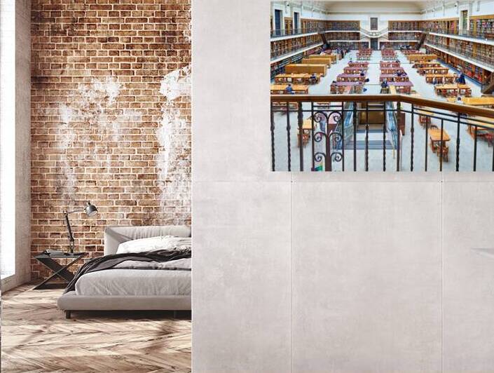 Students study in library at Mitchell Library Sydney by Marco Brivio