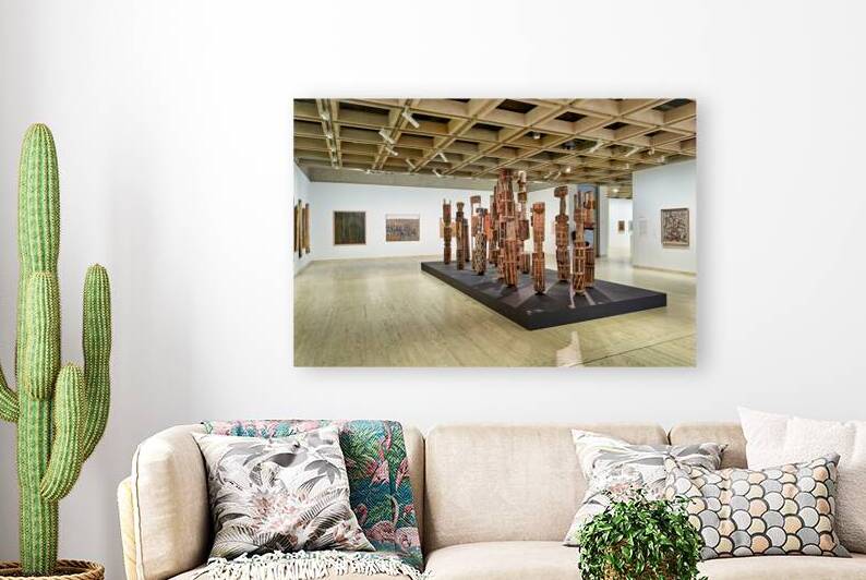 Sculptures and paintings at Art Gallery of New South Wales in Sy by Marco Brivio