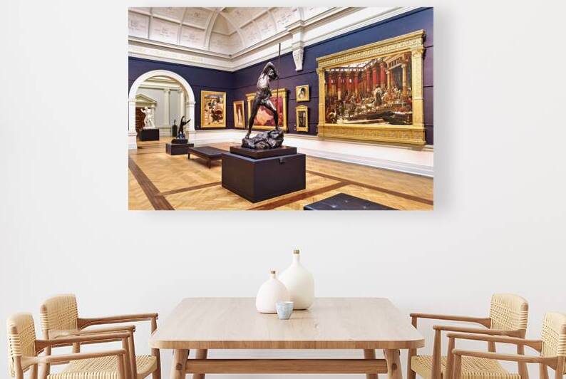 Sculptures and paintings displayed in Art Gallery of New South W by Marco Brivio