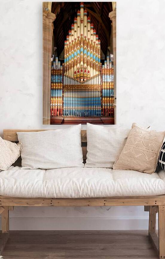 Magnificent pipe organ in St. Andrews Cathedral located in Sydne by Marco Brivio