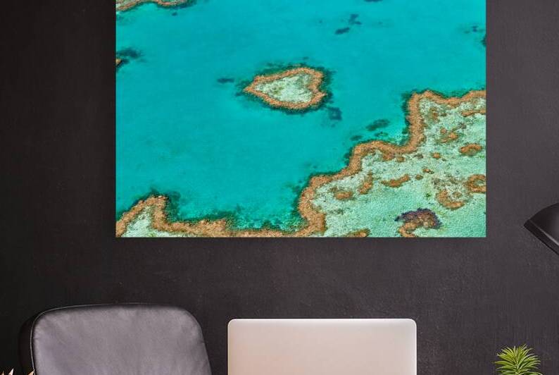 Heart Reef Great Barrier Reef Australia by Marco Brivio