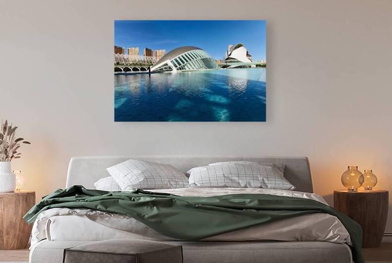 Hemisferic in Valencia near the City of Arts and Sciences by Marco Brivio