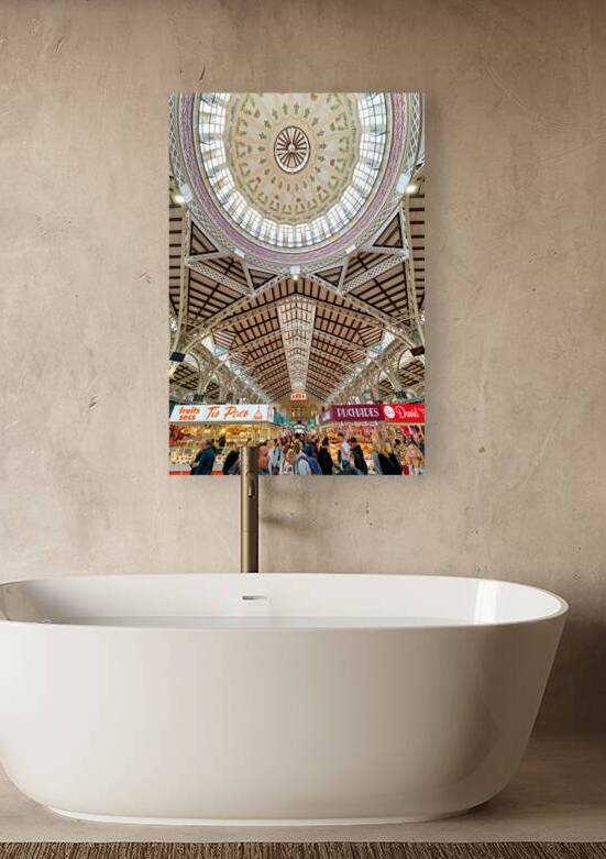 Visit to Central Market in Valencia Spain during a busy afternoo by Marco Brivio