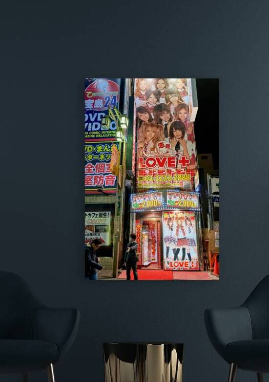 Nightlife in Shinjuku district reveals adult show venue in Tokyo by Marco Brivio