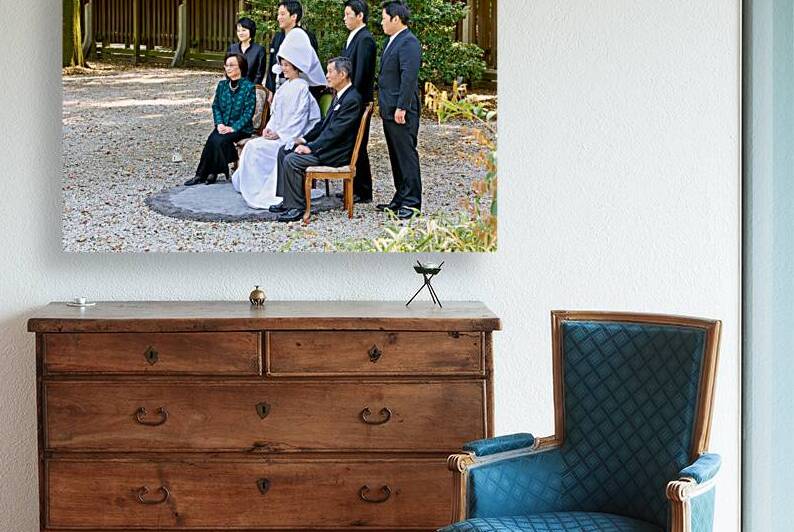Traditional wedding ceremony at Meiji Jingu Shinto shrine in Tok by Marco Brivio