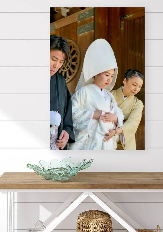 Traditional wedding ceremony at Meiji Jingu Shinto shrine in Tok by Marco Brivio