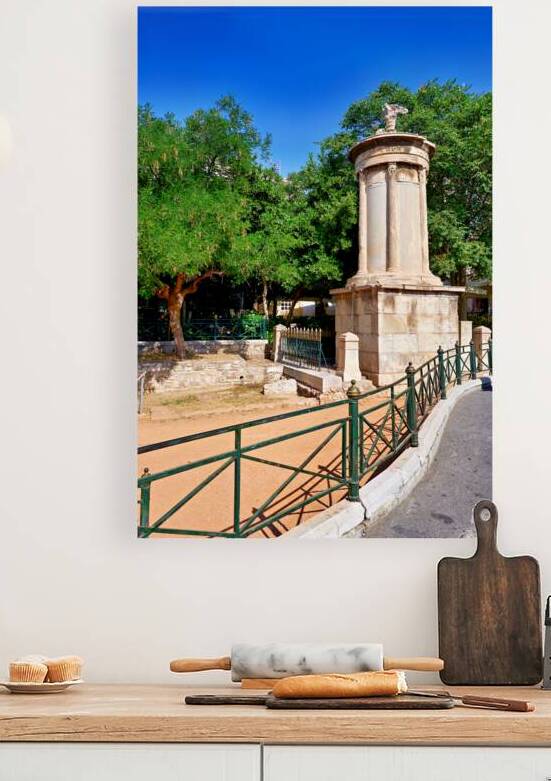 Choragic monument of lysicrates in athens greece by Marco Brivio