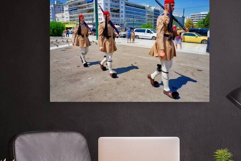 Changing of the guard at Syntagma square in Athens Greece by Marco Brivio