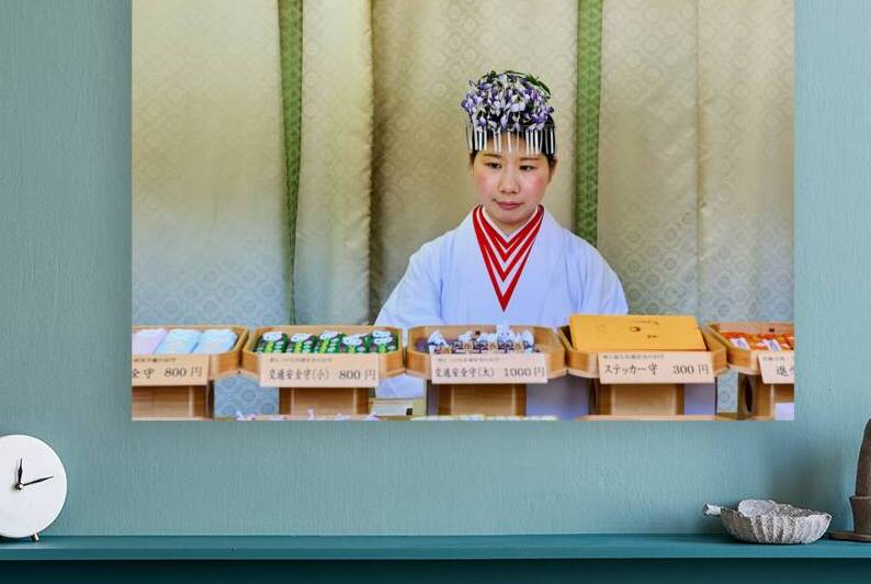Sale of candles and treats outside a Japan temple in Nara by Marco Brivio
