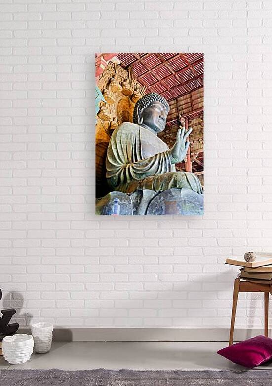 Great Buddha Hall at Todai ji temple in Nara Japan by Marco Brivio