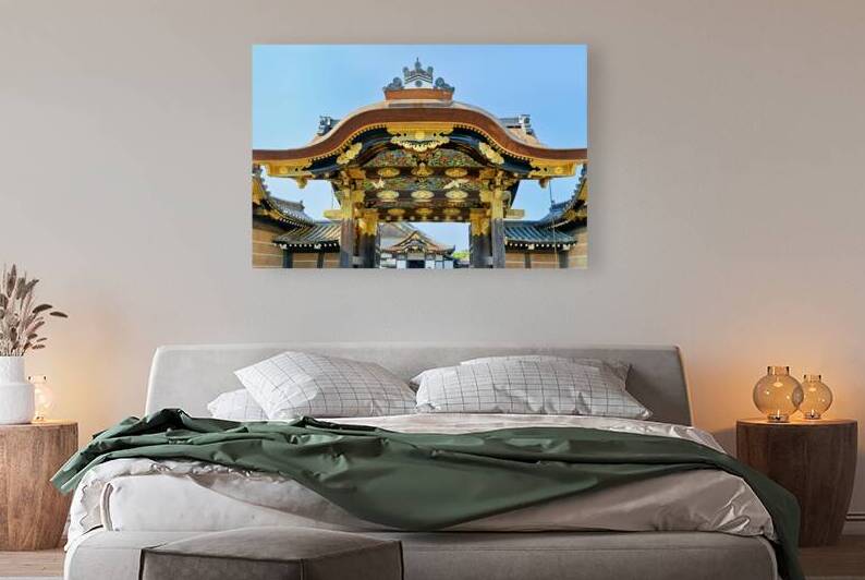 Karamon main gate at Ninomaru Palace in Nijo Castle Kyoto Japa by Marco Brivio