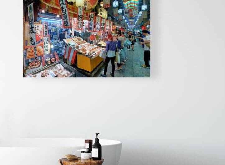 Exploring Nishiki Market in Kyoto Japan during a busy afternoon by Marco Brivio