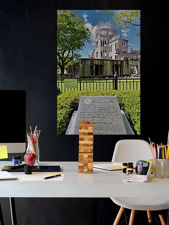 Hiroshima Peace Memorial Genbaku Dome site stands after destruct by Marco Brivio