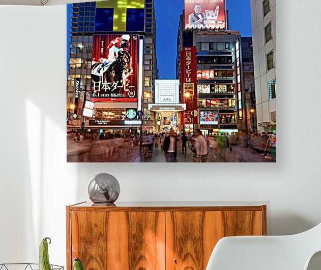 Illuminated signboards in Dotonbori District of Osaka during sun by Marco Brivio