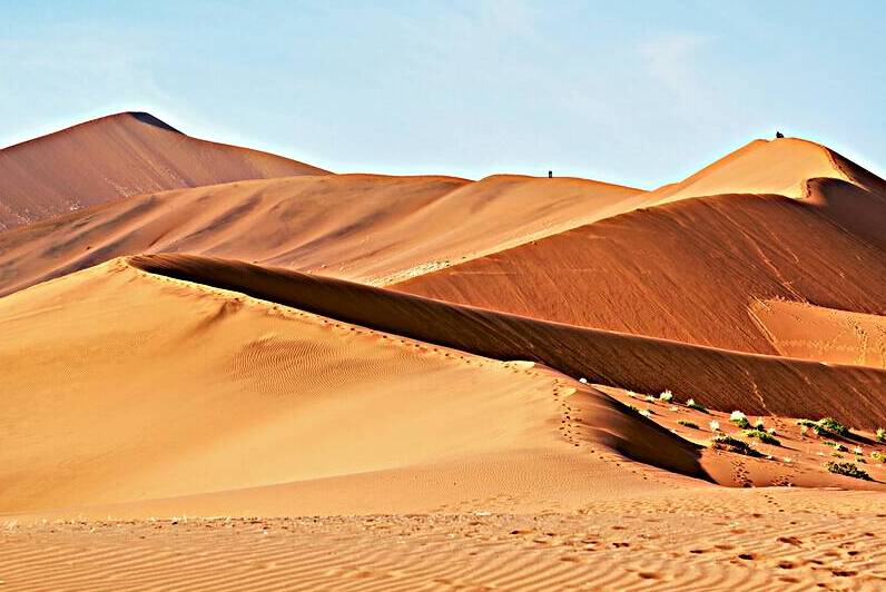 Sand dunes at Sossusvlei in Namib Naukluft National Park by Marco Brivio