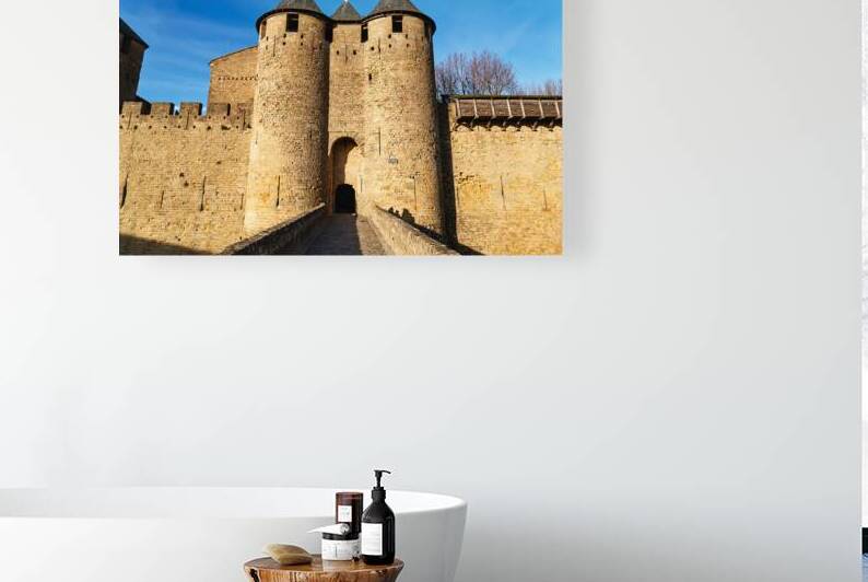 Explore the historic castle of Carcassonne in southern France by Marco Brivio