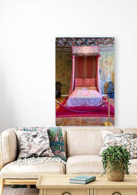 Visit to the historic bedroom of Chateau de Chenonceau in France by Marco Brivio