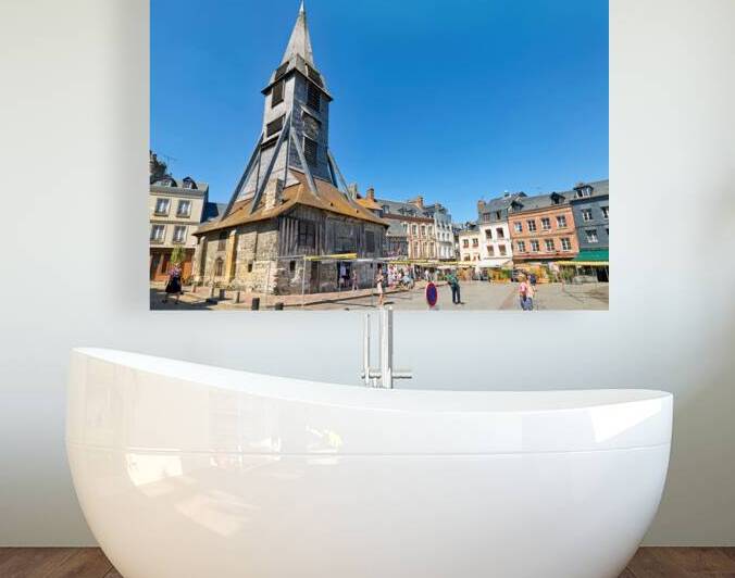 Visit saint catherine church in honfleur normandy france by Marco Brivio