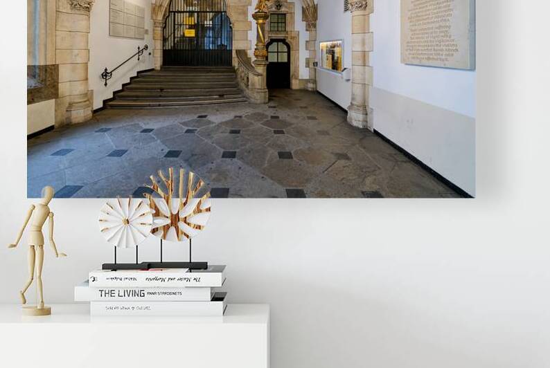 Entrance to Town Hall in Munichs historic area by Marco Brivio