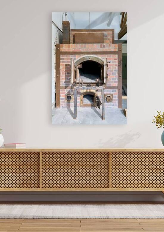 Crematorium at dachau concentration camp in munich bavaria ger by Marco Brivio