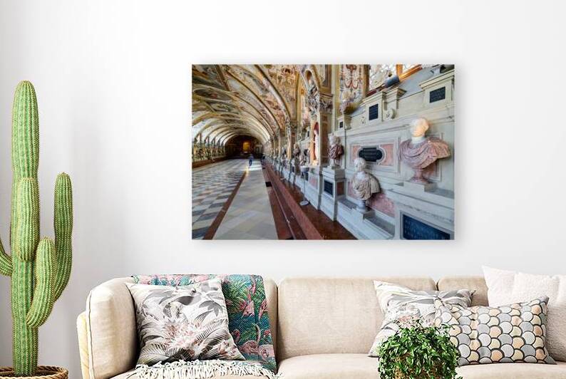 Explore the historic hall of Bavarias Residenz palace in Munich by Marco Brivio