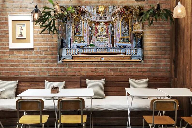 Exploring the interior of Asam Church in Munich Bavaria German by Marco Brivio