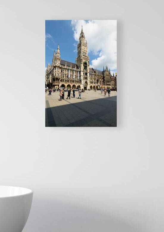 Exploring Marienplatz and the famous town hall in Munich German by Marco Brivio