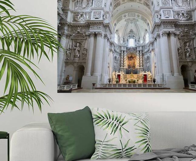 Church of St. Cajetan in Munich Germany shows Baroque style desi by Marco Brivio