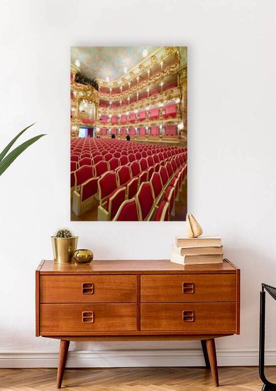Interior view of Cuvilliés Theatre in Munich Germany by Marco Brivio