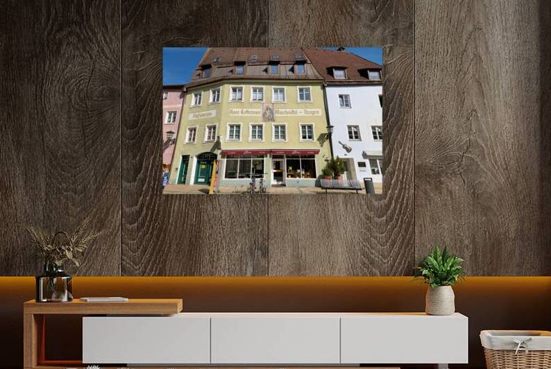 Historic buildings in Fussen along the Romantic Road in Germany by Marco Brivio