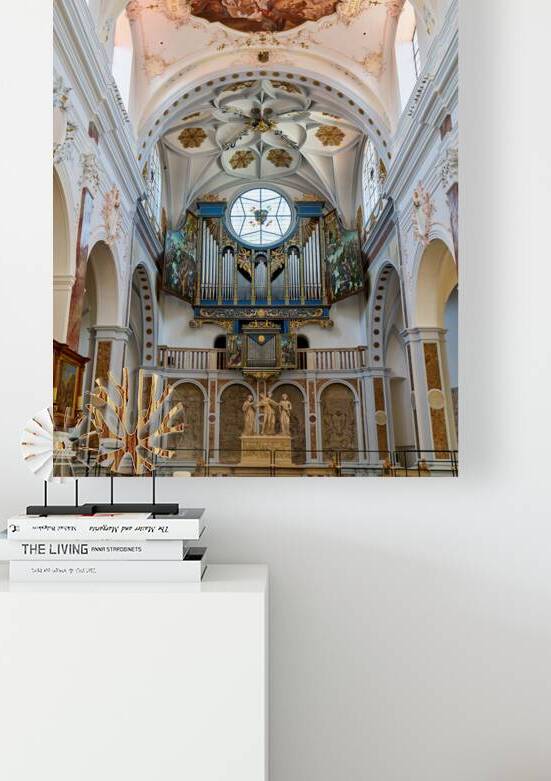 Inside st. annes church in augsburg on the romantic road by Marco Brivio