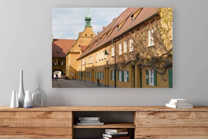 Visit fuggerei in augsburg on bavarias romantic road by Marco Brivio