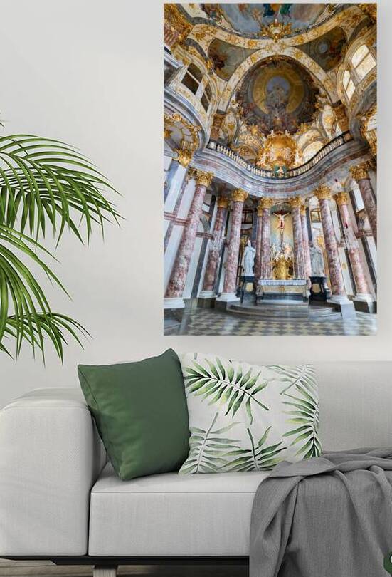 Hofkirche Court church of Residence in Wurzburg on Romantic Road by Marco Brivio