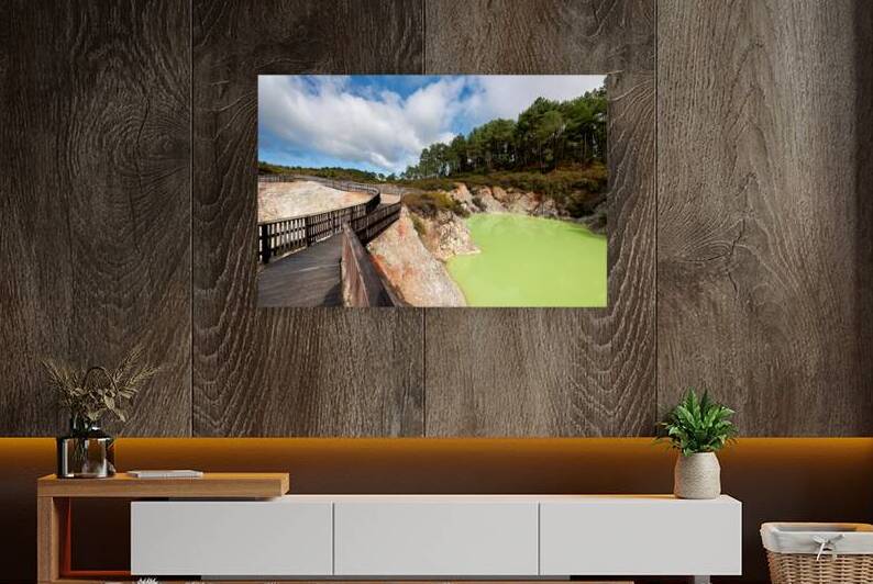 Visiting devils bath in waiotapu thermal wonderland rotorua by Marco Brivio