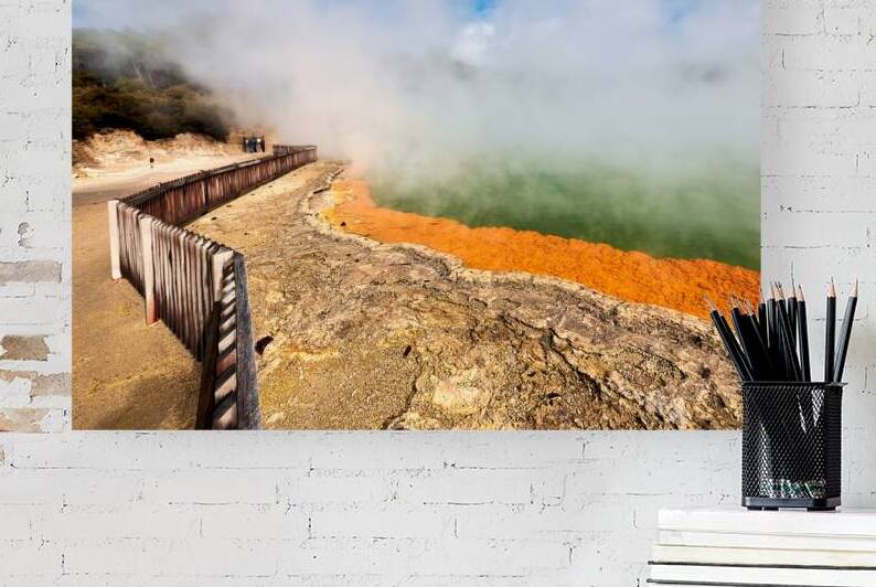 Explore waiotapu thermal wonderland at champagne pool in rotorua by Marco Brivio