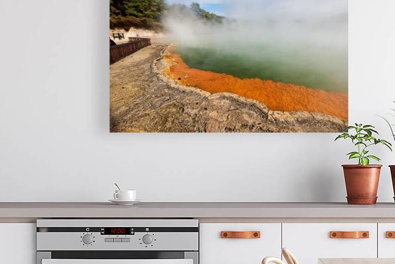 Visit champagne pool at waiotapu rotorua nz by Marco Brivio