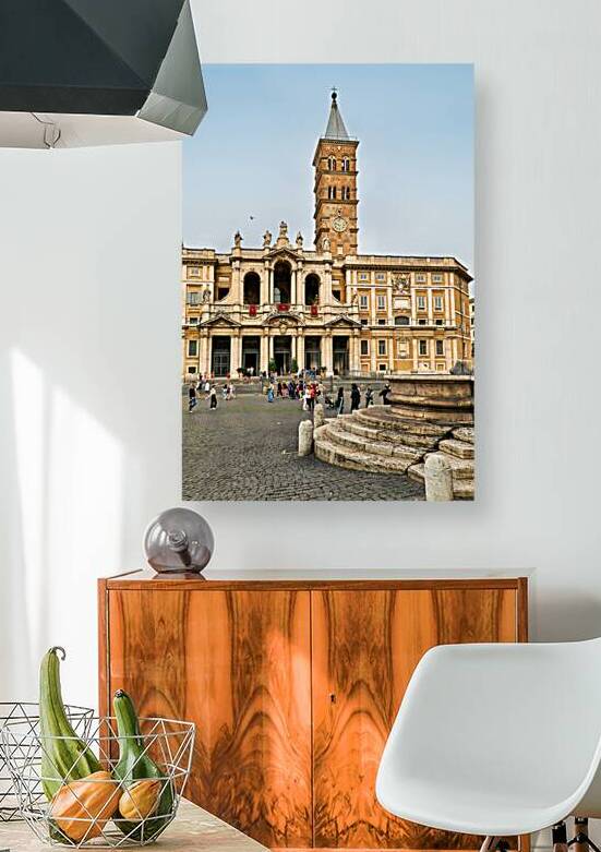 Basilica of Saint Mary Major in Rome draws many visitors each da by Marco Brivio