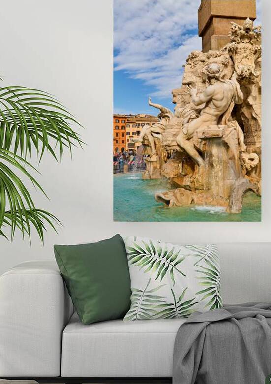 Visit Fontana dei Quattro Fiumi in Piazza Navona Rome Italy by Marco Brivio