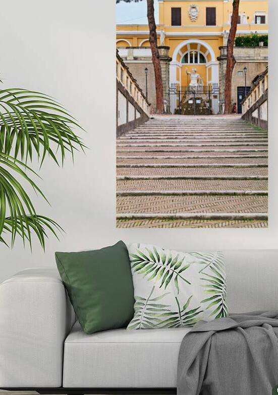 Steps to Apollo Citaredo statue in Galleria Nazionale by Marco Brivio