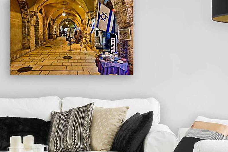 Explore the cardo in the jewish quarter of jerusalem old city by Marco Brivio